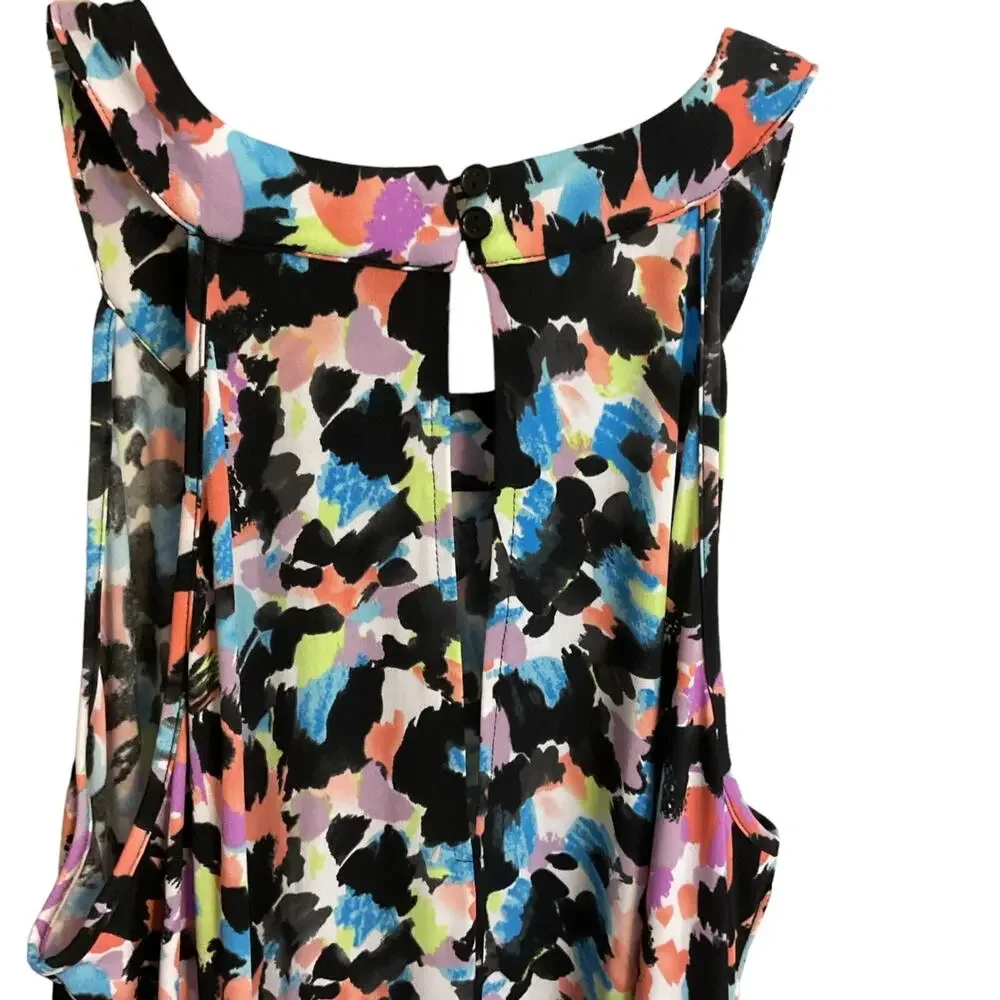 FOX + ROYAL Maxi Dress Sleeveless Cheetah Print Women's Soft Plus Sz 2X - Picture 7 of 9